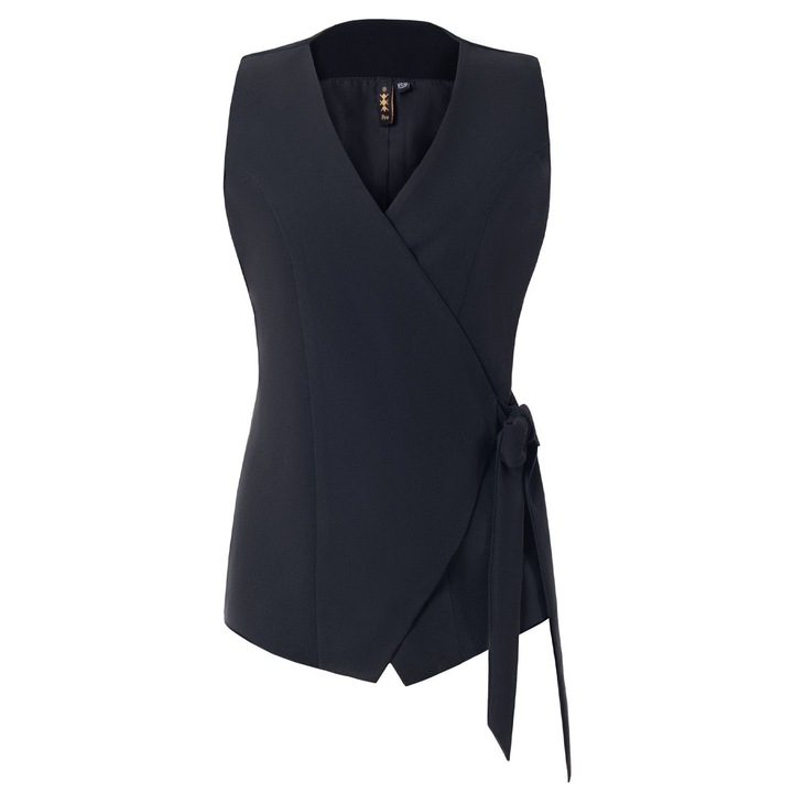 Vesta dama Axon, vesta, neagra, curele laterale, captuseala interioara, 3XL INTL