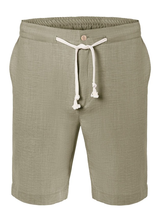 Férfi nadrág Axon, gumis derék, 2 oldalzseb, poliészter, Zöld