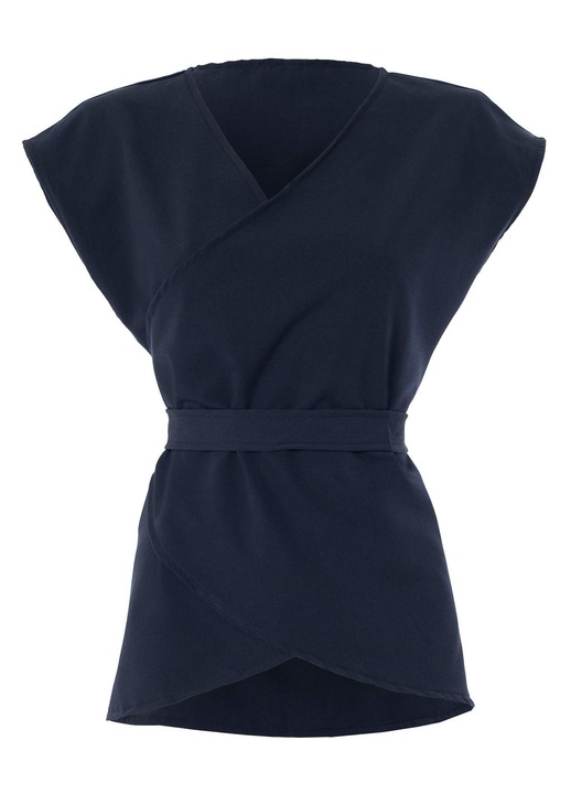 Дамски топ JOLI, Axon, Полиестер/Район, Тъмносин