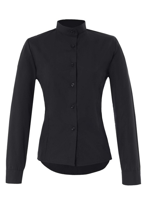 Camasa dama VOGUE MAO, Axon, Poliester/Bumbac, Negru