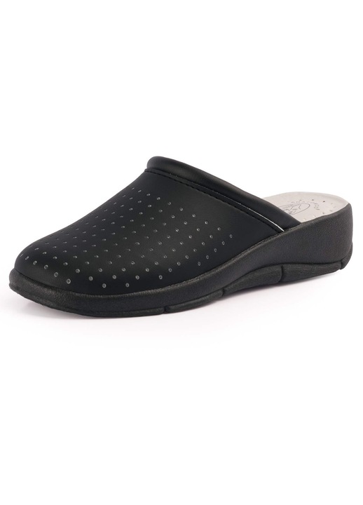 Fekete anatómiai bőrcipő, férfi