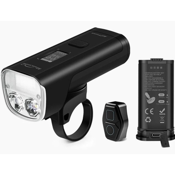 Magicshine ALLTY 2500S kerékpár lámpa, OLED, távirányító, 2500 Lumen