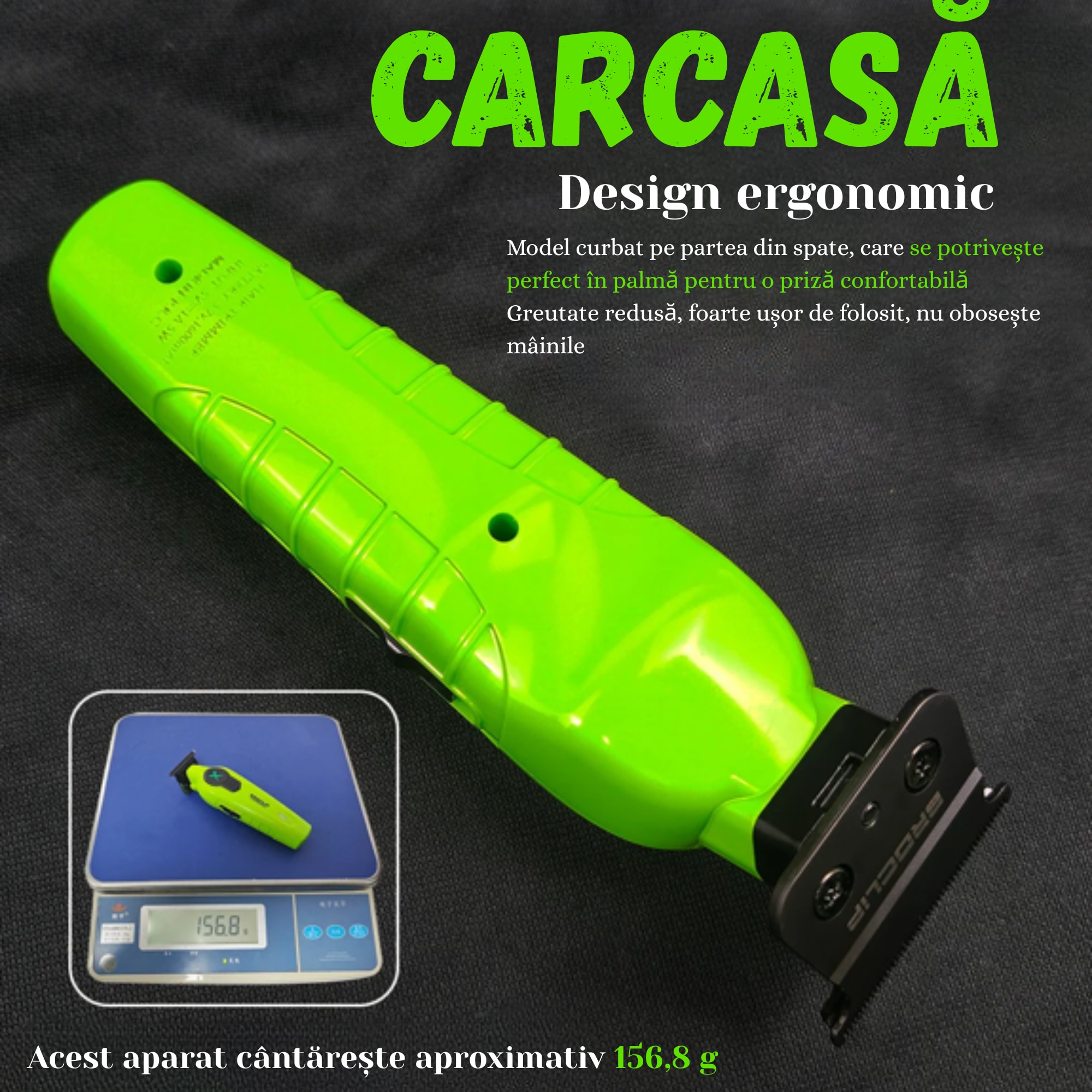 Trimmer Profesional BIRAI BRDPRO 2, Rezistent La Apa, Autonomie Lunga ...