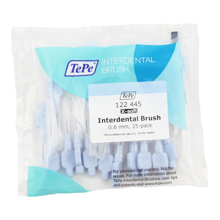 Periute Interdentare TePe Extra Soft Albastre 25 buc