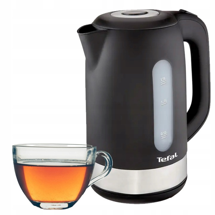 Ceainic Electric Tefal Snow 2400W, 1.7L, Negru, Fara Fir