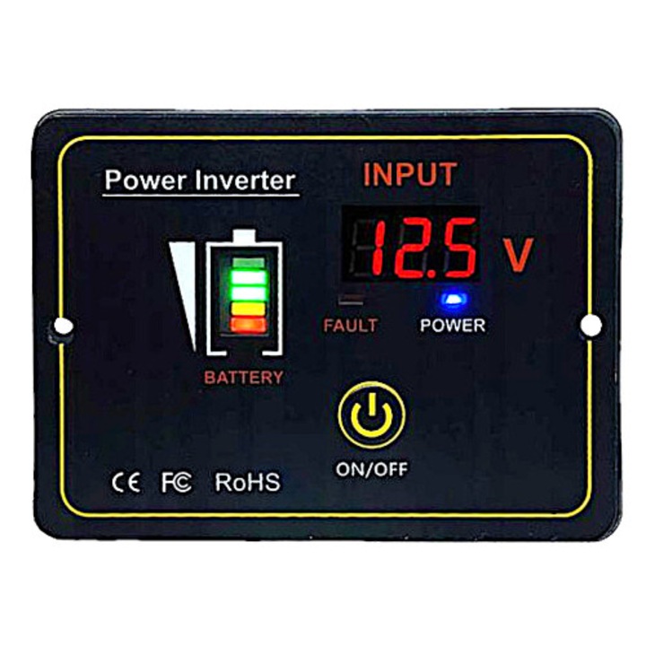 Panou de control Maxx pentru invertor, interfata ergonomica, display intuitiv, dimensiuni compacte