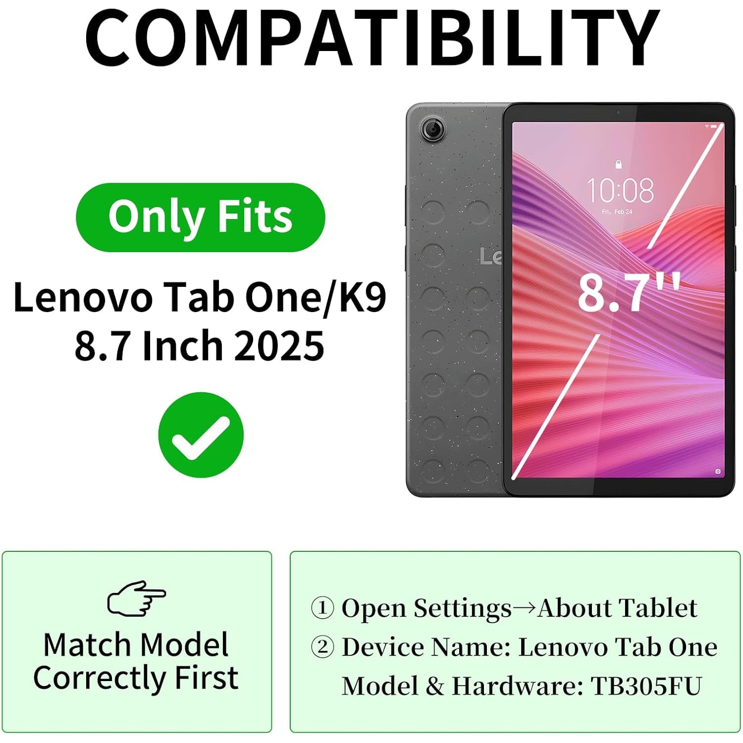 Husa Lotusif pentru tablete 8.7 inch, rezistenta pentru copii cu maner-suport, violet
