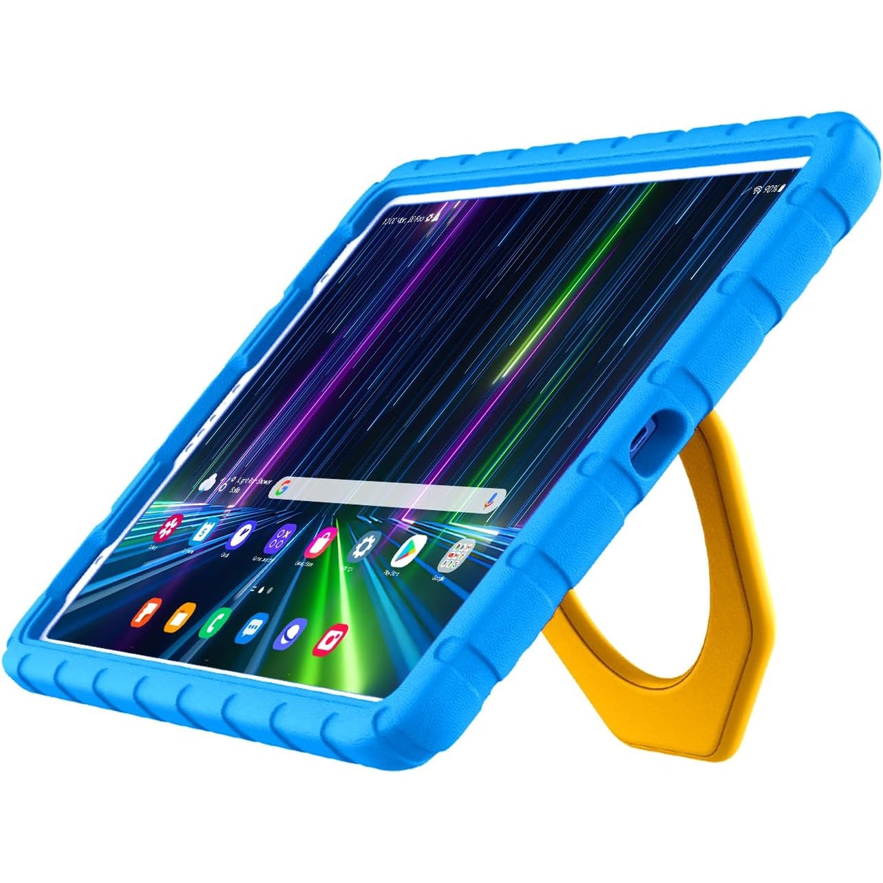 Husa Lotusif pentru iPad Pro 12.9 inch, Suport Rotativ 360, Suport pentru Creion, Albastru