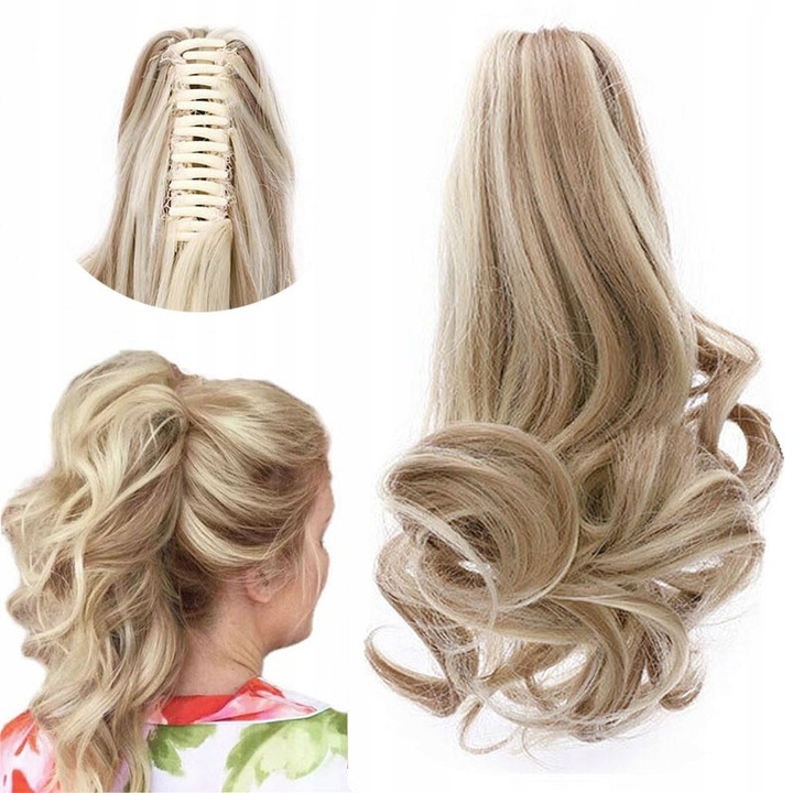 Extensie Par Coada de Cal Sintetica cu Clama, 30cm, Culoare 16H613