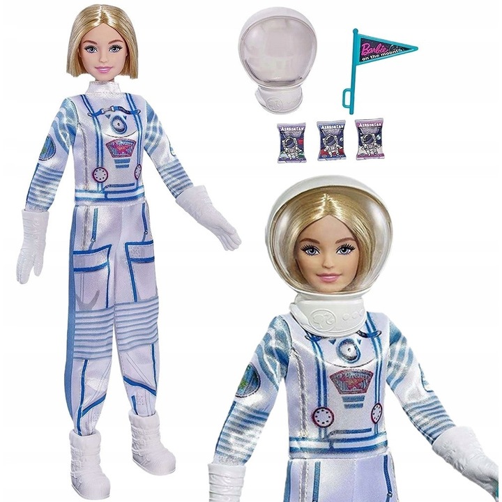 Barbie Űrhajós, Űr baba, Mattel, Kiegészítők, 3 Év+
