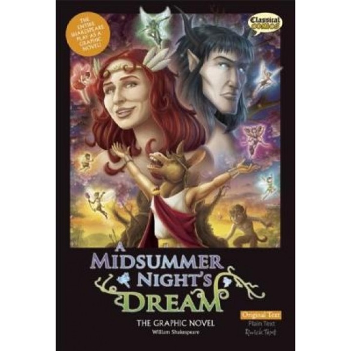 A Midsummer Night's Dream the Graphic Novel: Original Text, William Shakespeare (Author)