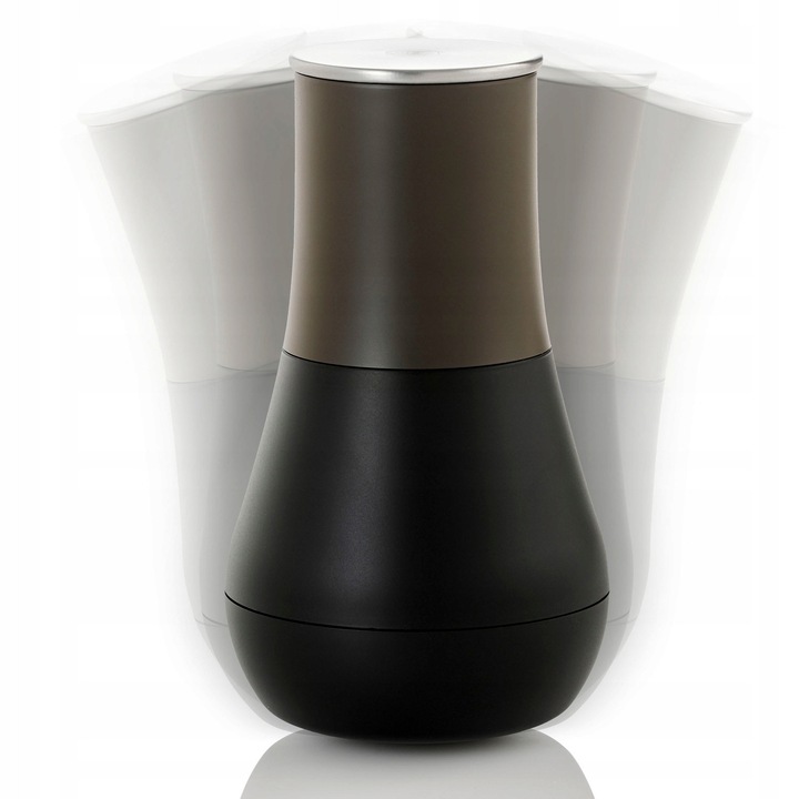 Rasnita PEPUP, AdHoc, ceramica, negru-mocca, 14x5-8cm