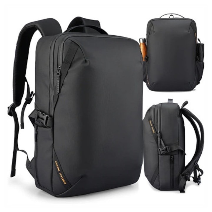Rucsac calatorie Mark Ryden pentru laptop 15.6", impermeabil, 21L, 44x29x17cm, negru