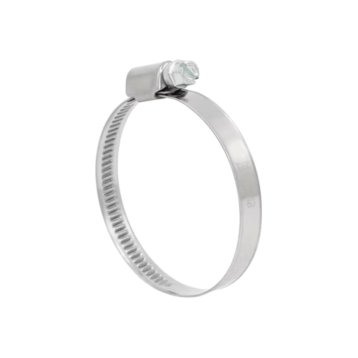 Colier pentru furtun 40-60 mm, latime banda 9 mm, otel inoxidabil W2, set 10 bucati