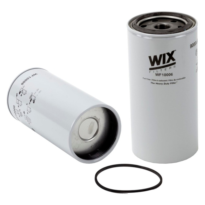 WIX Filters WF10006 üzemanyagszűrő IHC/Navistar teherautókhoz Maxxforce motorokkal, nyitott aljú, 3 3/4-10