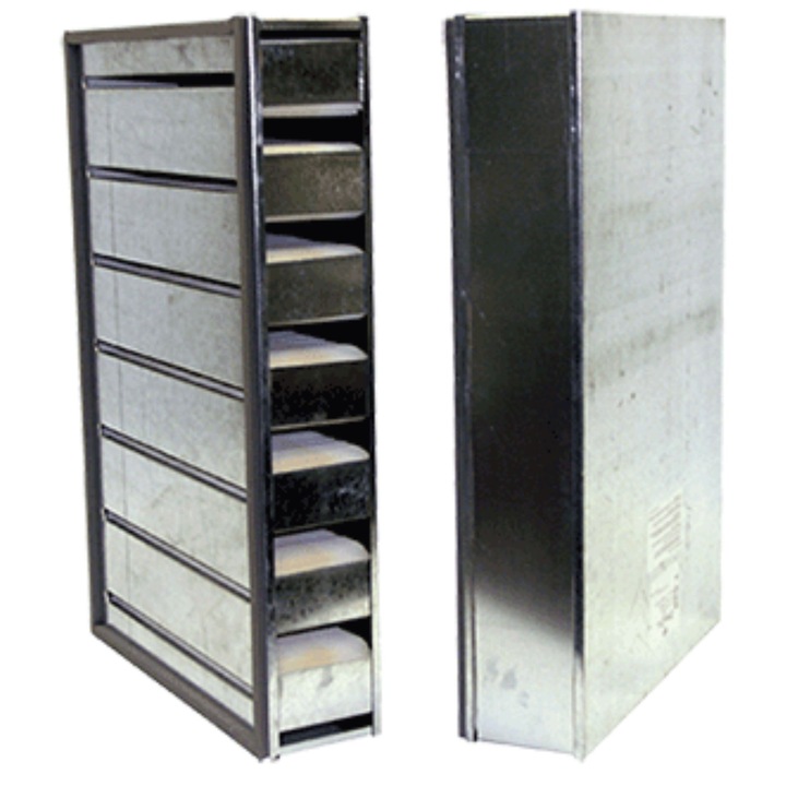 Filtru de aer WIX 42599, 137x724x483mm, compatibil cu mai multe numere de catalog, set