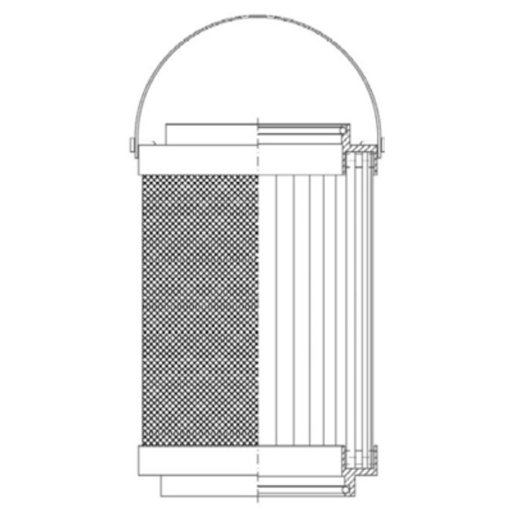 WIX C17A10GV hidraulikus szűrő, Komatsu kompatibilis, méretei 10x15x22cm