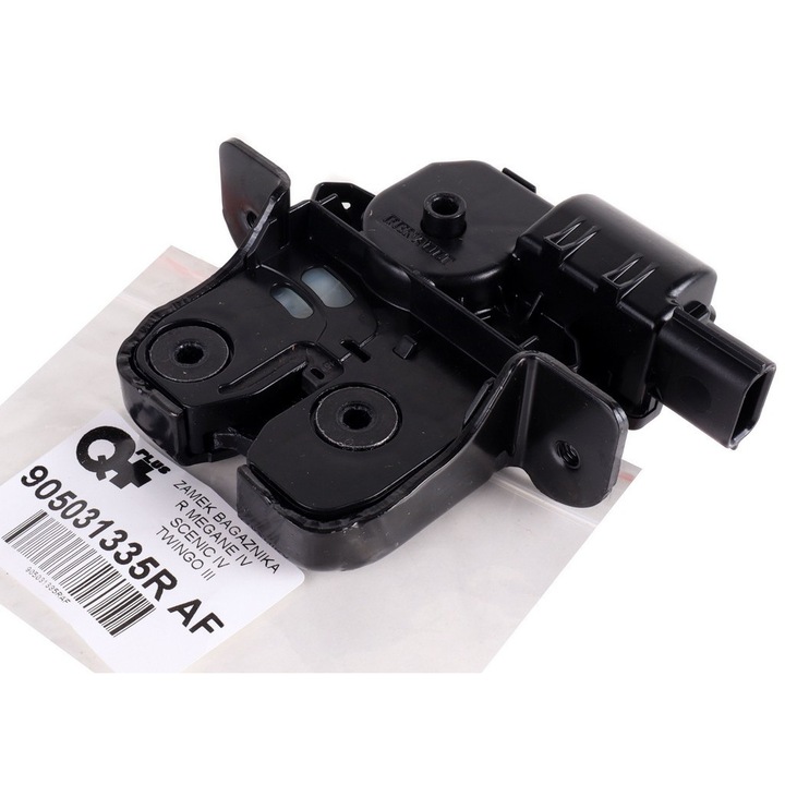 Заключващ механизъм за преден капак Q PLUS+, използван за Dacia Duster II, Logan II, Sandero II, Renault Captur II, Espace V, Megane IV, Scenic IV, Talisman, Twingo III, Smart Forfour II, номера: 905031335R, 905039004R, 905039834R