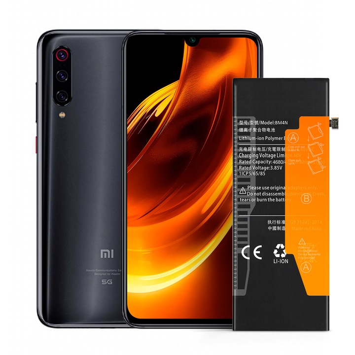 Батерия за Xiaomi Mi 10 / Mi 10S, NOWACELL, капацитет 4780 mAh, Li-полимер, комплект с монтажна лента