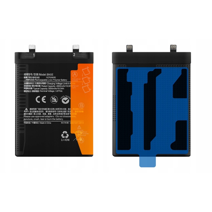 NOWACELL 5000 mAh mobil akkumulátor POCO X4 Pro 5G / Redmi Note 11 Pro 5G-hez, új, 3.85V, teljes készlet