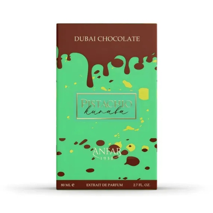 Extract de parfum Anfar 1950, Pistachio Kunafa, unisex, 80 ml, note orientale, persistent