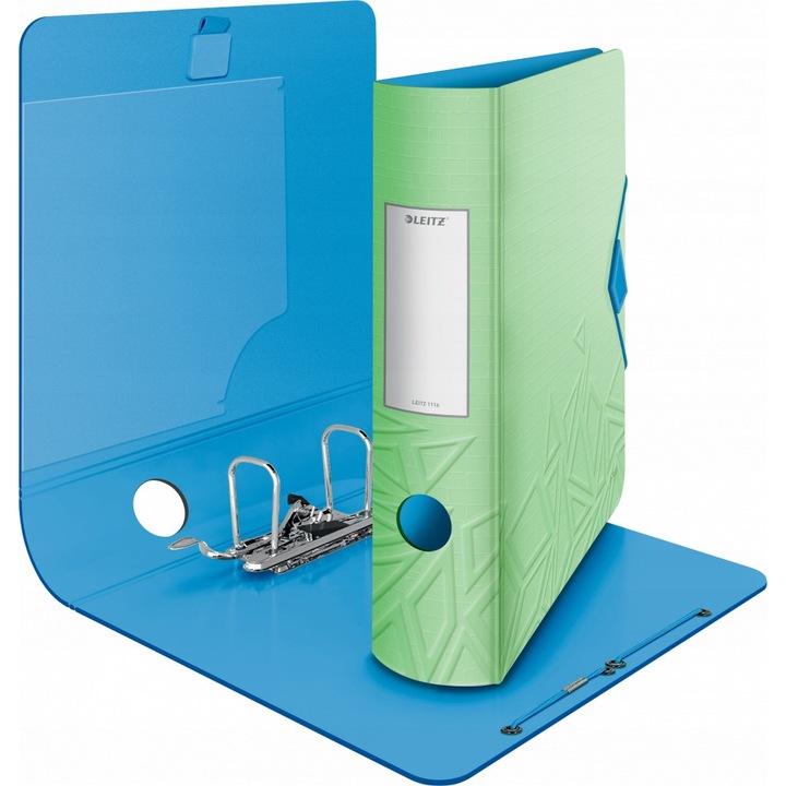 Dosar Leitz 180 Active Urban Chic, A4, 82mm, Verde, cu elastic