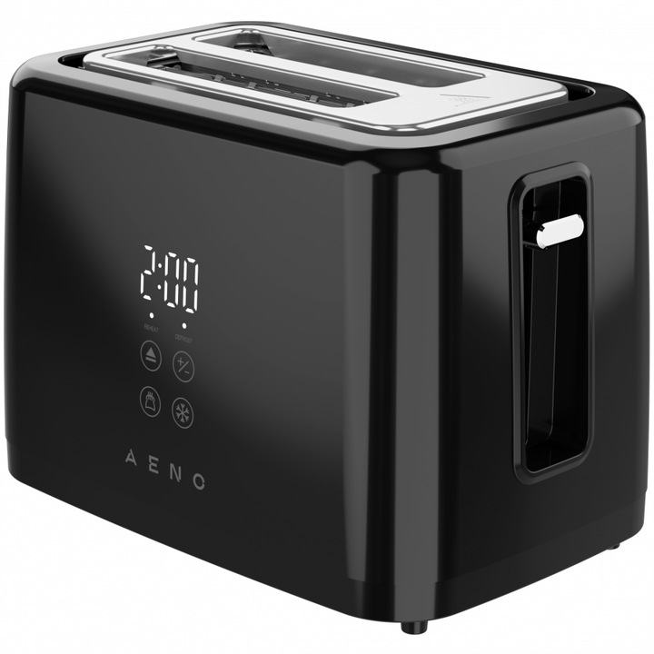 AENO kenyérpirító, ATS0002B, 930 W, 2 szeletes, fekete