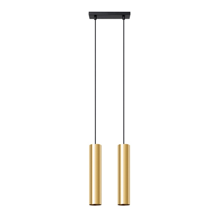 Pendul BELLIX, 2 surse de iluminat, auriu, 30x90cm