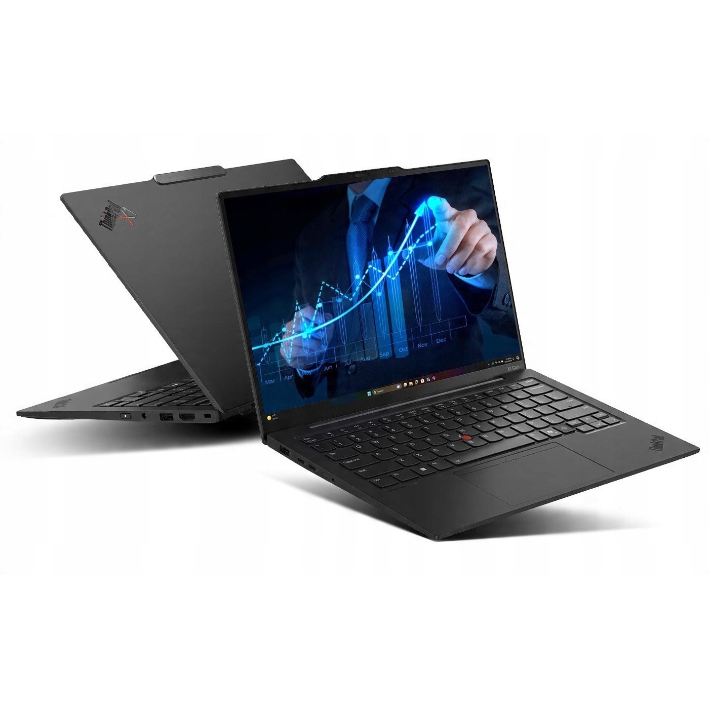 Pachet promo: Laptop Lenovo ThinkPad X1 Carbon G13, Intel Core Ultra 7 265U, 64GB 4TB SSD, 14" WUXGA 1920 x1200, LPDDR5, LPDDR5, Intel Graphics, 12MB Cache + Geanta laptop, Lenovo, 15.6'', Negru