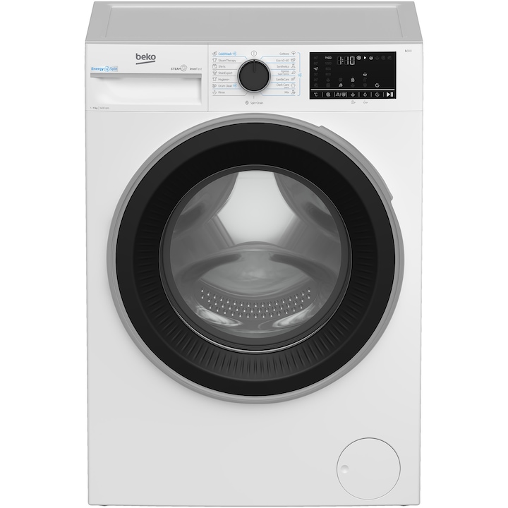 Masina de spalat rufe Beko B3WFT411415WBES, Clasa A,EnergySpin, SteamCure, 11 kg, 1400rpm, Alb