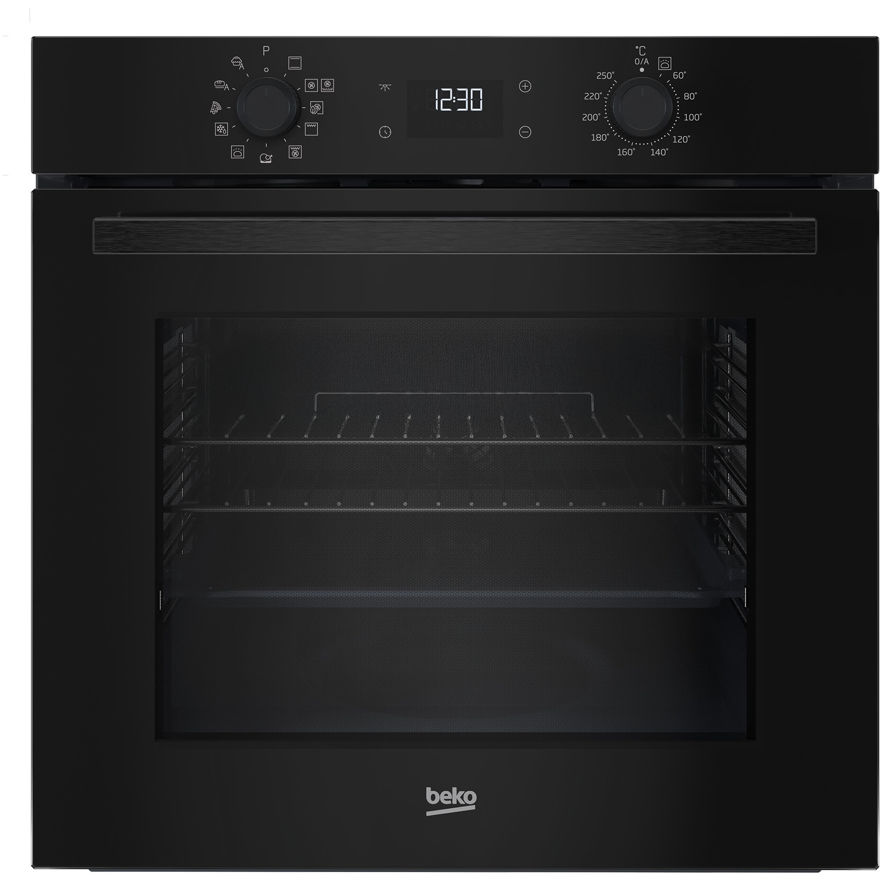 Cuptor incorporabil Beko BBIM7300BC, Clasa A+, Electric, Autocuratare SteamShine, 71 l, Negru