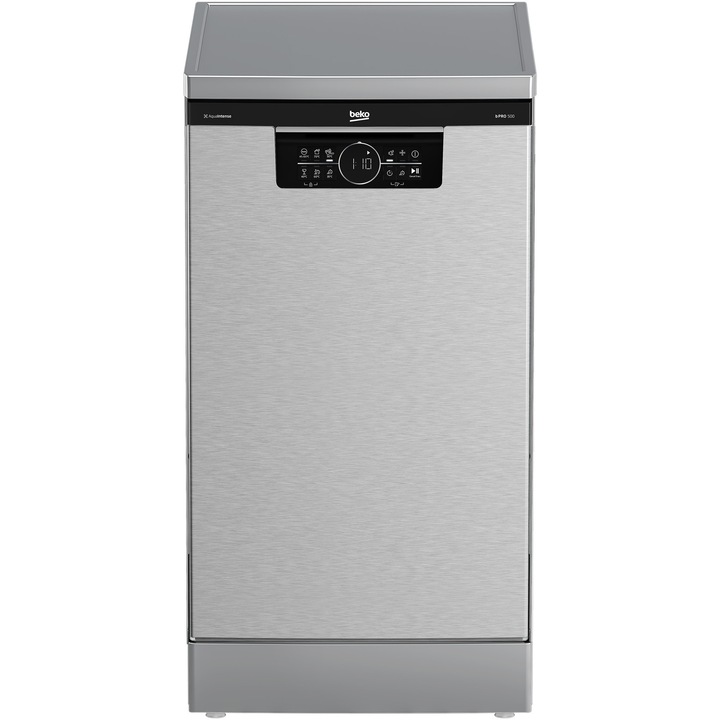 Съдомиялна Beko BDFS26050XQ, Клас B, 10 комплекта, 6 програми, 45 см, Inox
