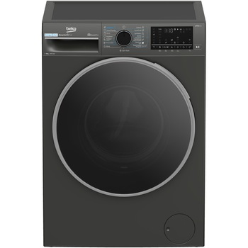 Masina de spalat rufe Beko B5WFU69415MB2ES, Clasa A, 9 kg, 1400 RPM, 15 programe, XL Door, Child Lock, Manhattan Grey