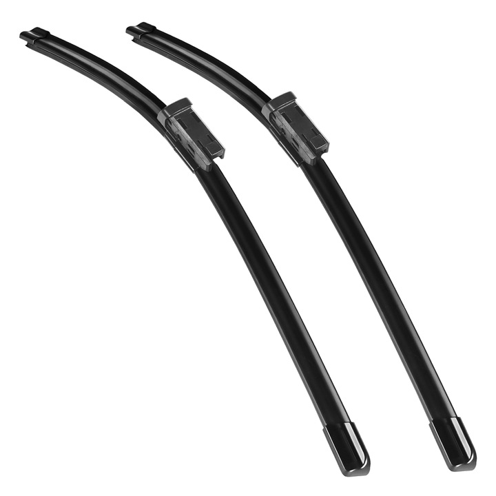 Set stergatoare parbriz MIKKUPPA CPC203, cauciuc dublu stratificat, cadru otel, 600x500mm, negru