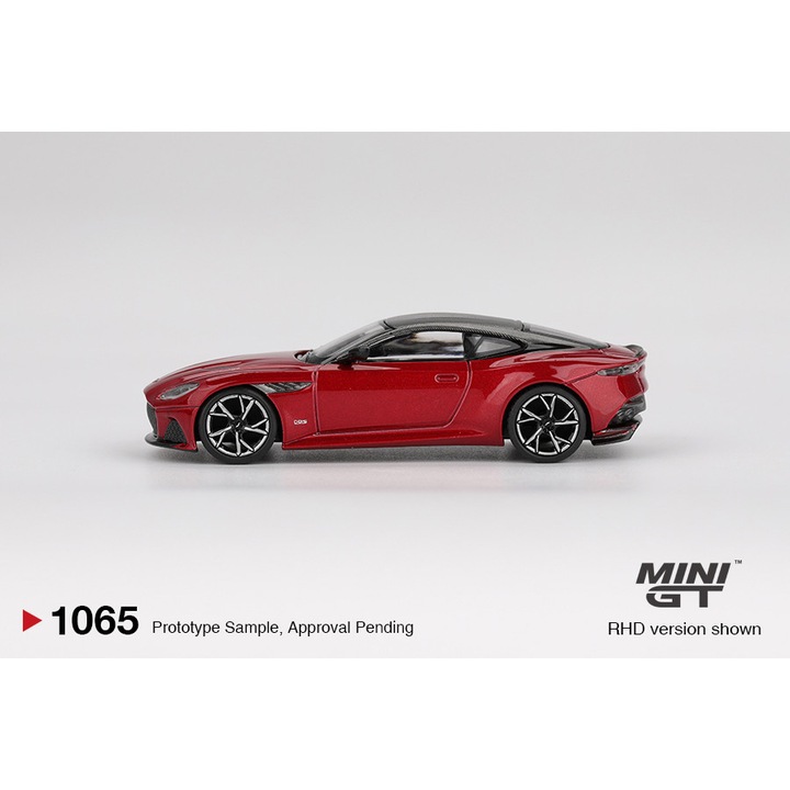 Aston Martin DBS Hyper Red 2023 1:64 Mini GT MGT01065-L autómodell