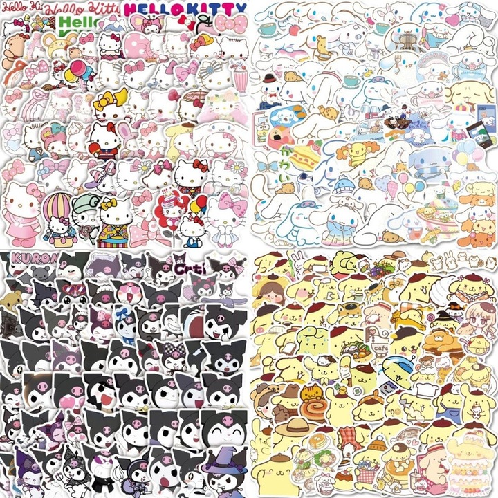 Set de Stickere, 240 Stickere, impermeabile, pentru decorarea obiectelor personale