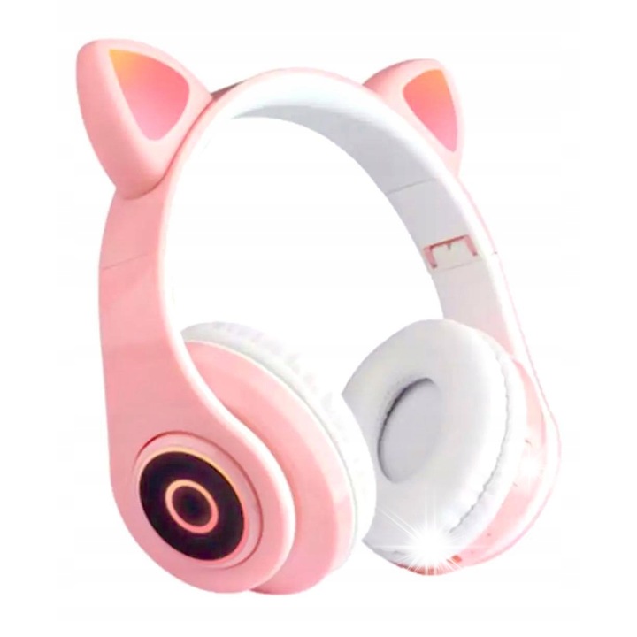 Casti Wireless, Soundcore, A30i, ANC, roz, set cu etui de incarcare