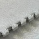 Пухкава подложка за пъзел, 61,5x61,5x1,7 см, EVA пяна, комплект от 2 части, бяла