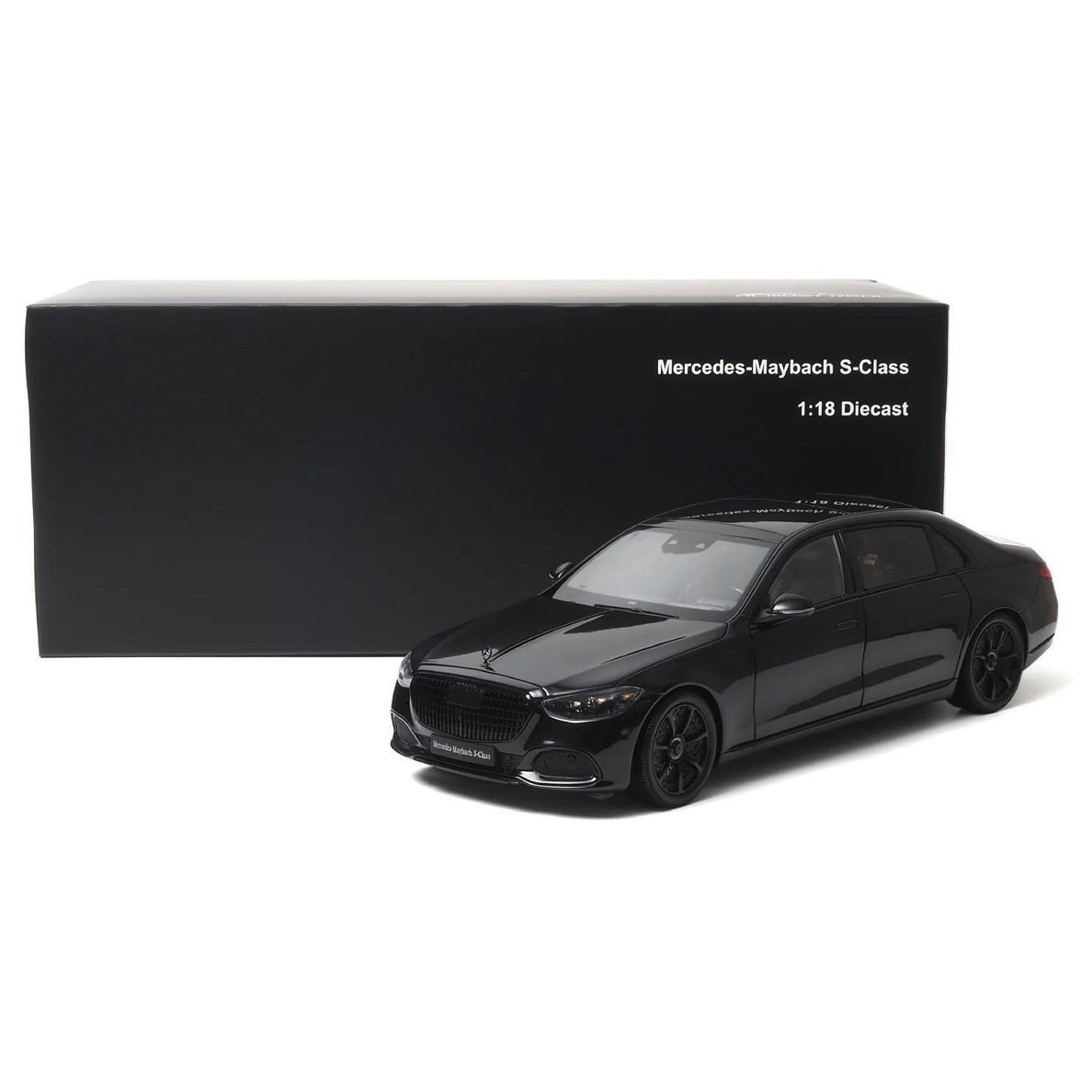 Macheta auto MERCEDES-MAYBACH-S-CLASS 2023 - OBSIDIAN BLACK 1:18