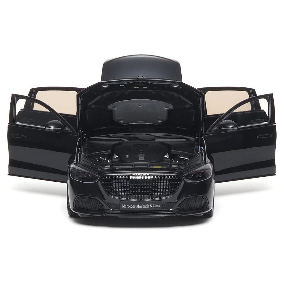Macheta auto MERCEDES-MAYBACH-S-CLASS 2023 - OBSIDIAN BLACK 1:18