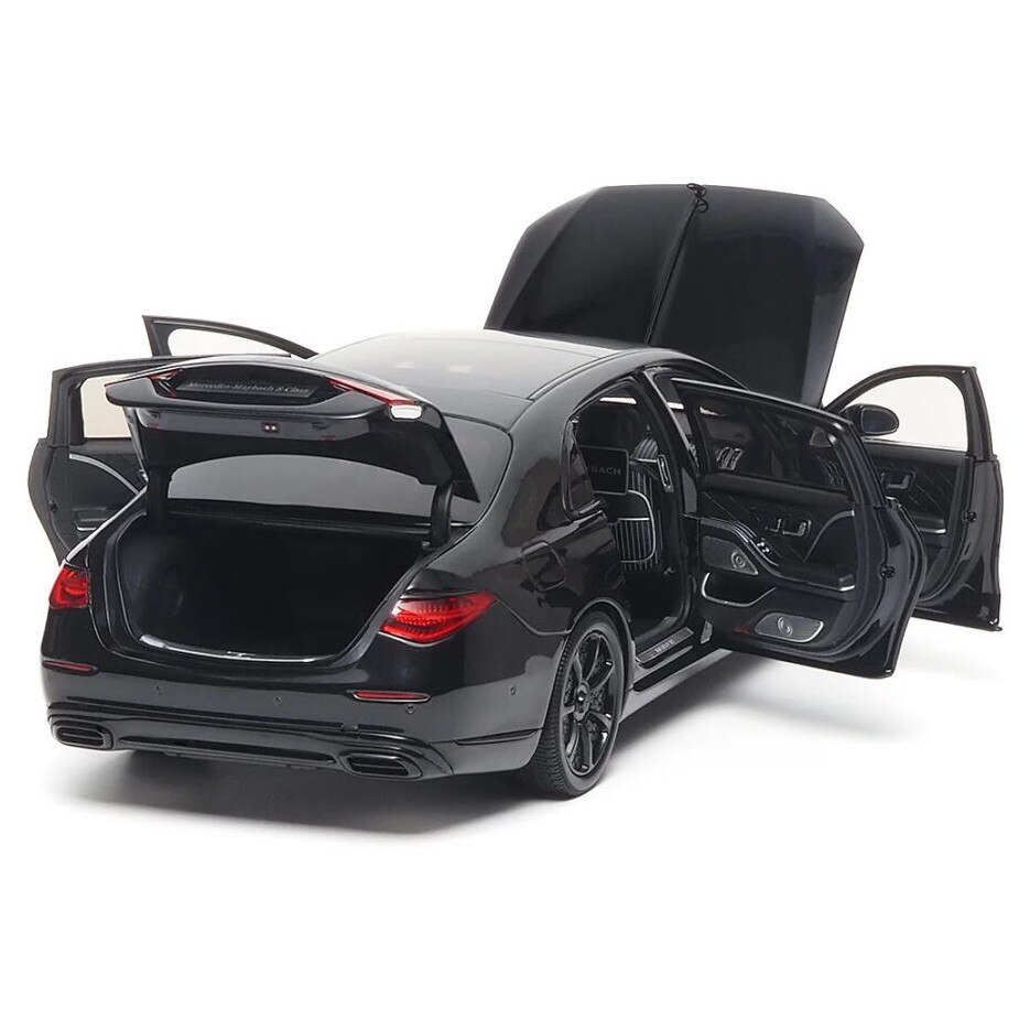 Macheta auto MERCEDES-MAYBACH-S-CLASS 2023 - OBSIDIAN BLACK 1:18