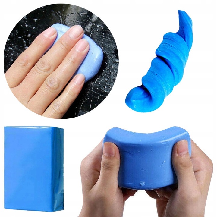 Accesoriu curatare auto, Multifunctional, Albastru