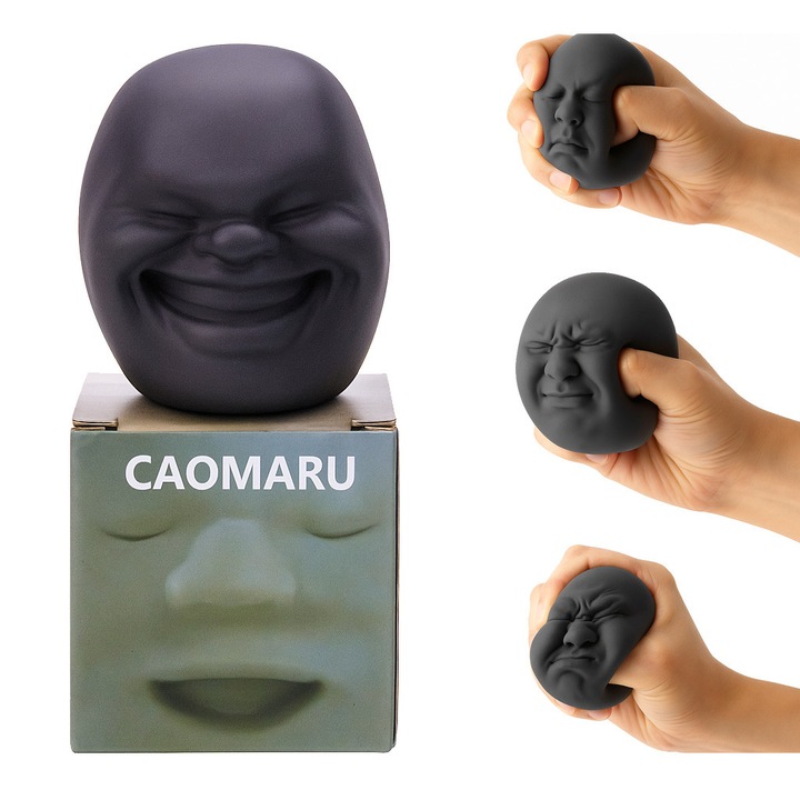 Szenzoros, stresszoldó gniotek, fekete, 4 év+, 0,2kg, 1 db-os készlet.