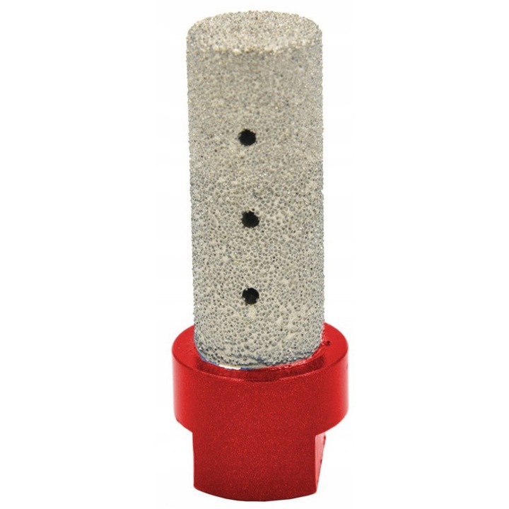 Sarokcsiszoló tartozék, gyémánt, ezüst/piros