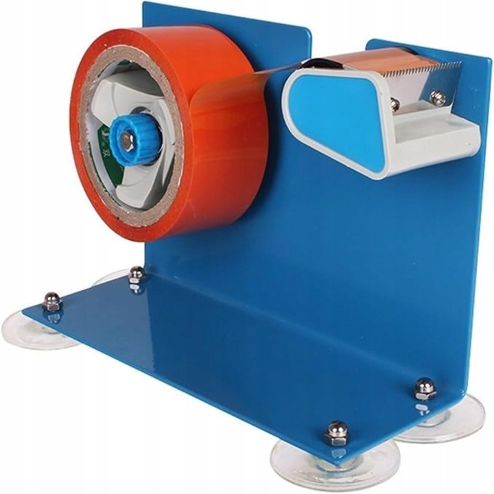 Dispenser banda adeziva, Metal, Albastru