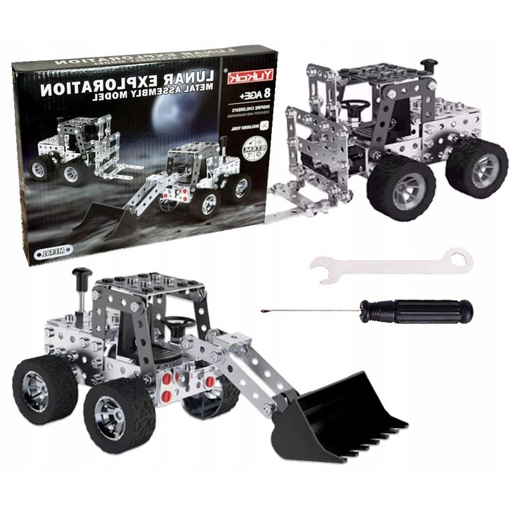 Set de constructie jucarie rover spatial 189 piese