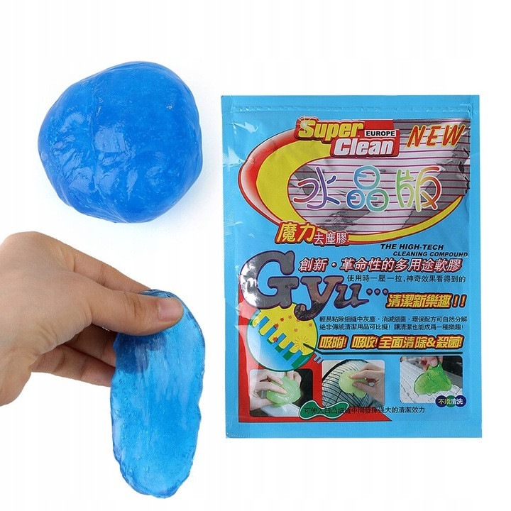 Gel curatare tastatura, Super clean, Multifunctional, Albastru