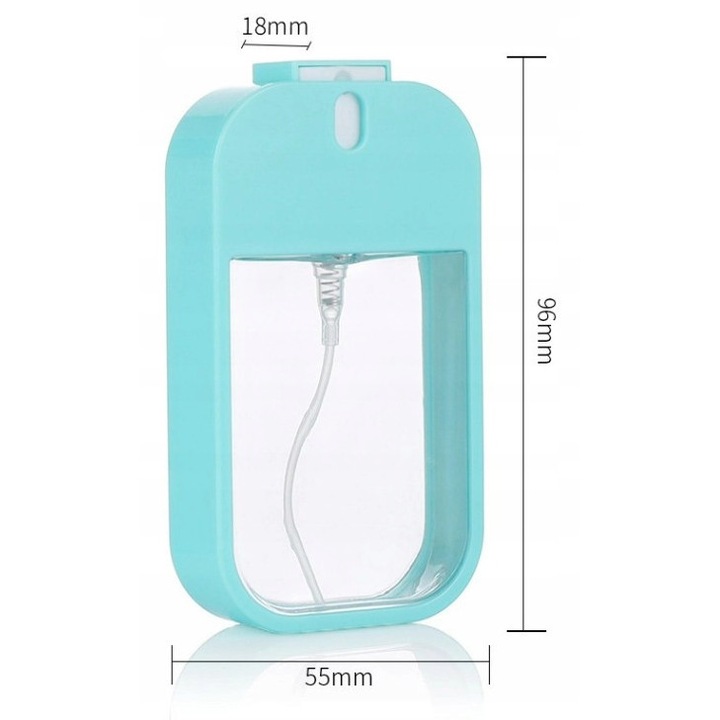 Sticluta universala SinPi 45ml, culoare menta, design elegant, ideal pentru calatorii