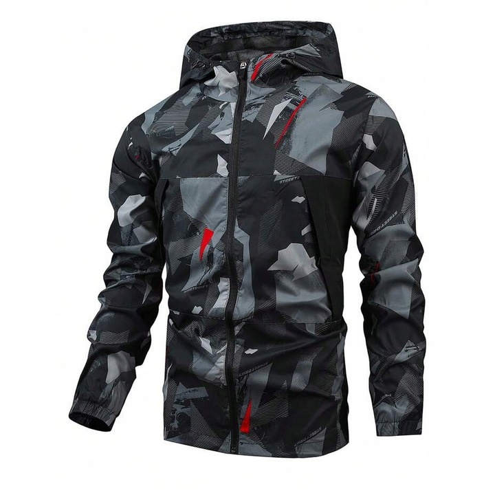 Jacheta sport, SinPi, Poliester, Multicolor, S