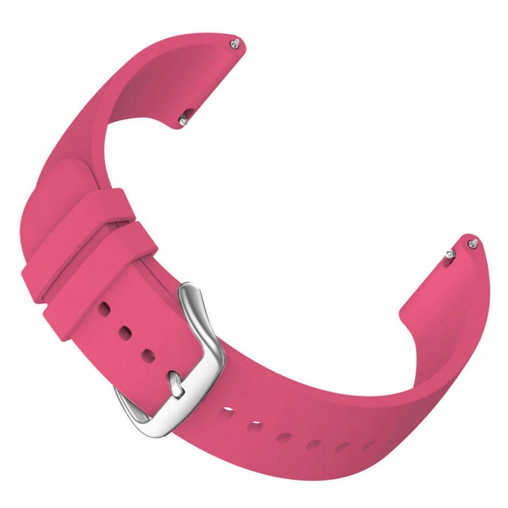 Curea silicon roz 22mm Lavvu pentru ceasuri si smartwatch-uri